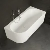 Baignoires Ilot Capri 170 droite blanche 170 x76 x58 cm, by SPALINA