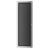 Balneo Armoire encastrée pour brosse WC gauche verre noir 68,2 cm