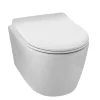 Balneo Cuvette WC suspendue LUXA blanche Tornado avec abattant à fermeture ralentie