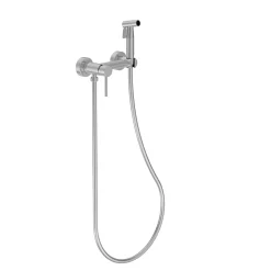 BALNEO Robinet de bidet argent brossé Acier inoxydable - Mitigeur de bidet CASCADE