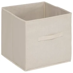 Banc de salle de bain avec 2 rangements bambou l.66,8 x H.35 x P.44 cm 5Five Tidy Box