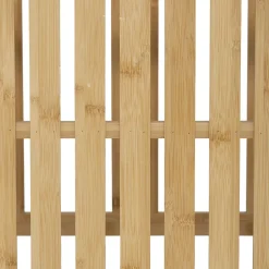Banc de salle de bain avec 2 rangements bambou l.66,8 x H.35 x P.44 cm 5Five Tidy Box