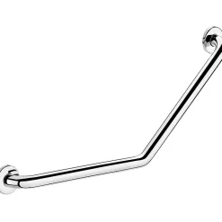 Barre d'appui coudée inox - Diamètre 32 mm - Delabie