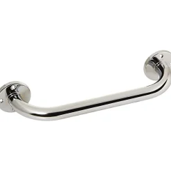 Barre d'appui droite - 675 mm - Diamètre 25 mm - laiton nickelé chromé - Godonnier