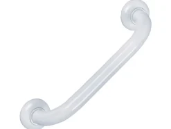 Barre d'appui droite 500 mm, Aluminium Epoxy Blanc - Barre d'appui droite 500 mm Tube aluminium blanc diam :
