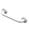 Barre d'appui droite en acier inoxydable - Longueur 600 mm - INOX recouvert d'époxy BLANC