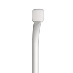 Barre d'appui droite en acier blanc mat Godonnier Essentiels Plus 69,3 cm