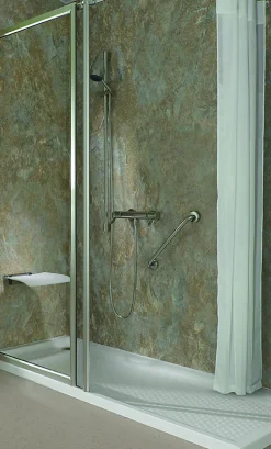 Barre d'appui droite en acier inoxydable - Longueur 600 mm - INOX POLI
