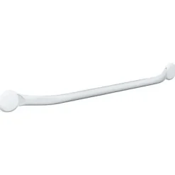 Barre d'appui droite en acier blanc Godonnier 70 cm