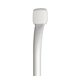 Barre d'appui droite en acier blanc mat Godonnier Essentiels Plus 42,3 cm