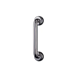 Barre d'appui droite en acier inoxydable - Longueur 450 mm - INOX recouvert d'époxy BLANC