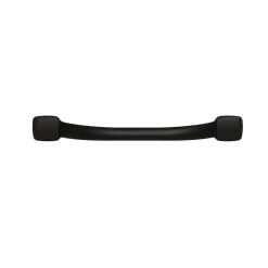 Barre d'appui droite en acier noir mat Godonnier Essentiels Plus 42,3 cm