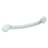 Barre d'appui droite en acier blanc Godonnier 37 cm