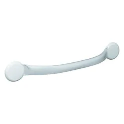 Barre d'appui droite en acier blanc Godonnier 37 cm