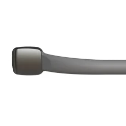 Barre d'appui droite en acier gris Godonnier Essentiels Plus 42,3 cm