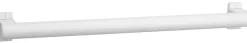 Barre d'appui droite en aluminium blanc époxy 43,7 cm