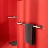 Barre d'appui droite en aluminium anodisé brillant anodisé Godonnier 63,7 cm