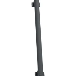 Barre d'appui droite en aluminium anthracite Godonnier Design 63,7 cm