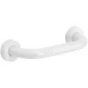 Barre D'appui Murale Fixe Blanche 20 Cm En Acier Inoxydable