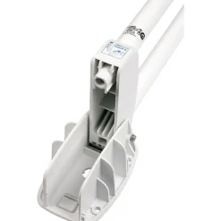 Barre d'appui relevable - 600 mm - Diamètre 30 mm - inox époxy blanc - Pellet ASC