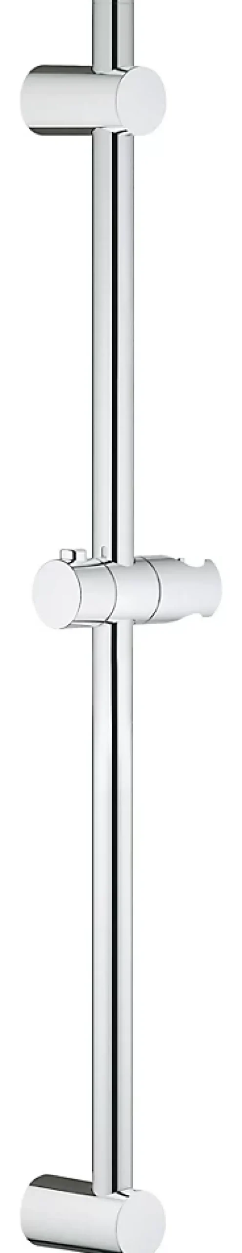 Barre de douche avec support douchette réglable 62 cm chrome Grohe Vitalio