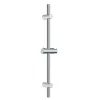 Barre de douche 70cm en Acier Inoxydable Chromé avec Fixations ajustables