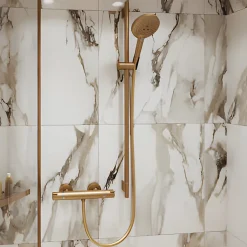 Barre de douche HANSGROHE Unica S Puro 65 cm avec flexible Bronze brossé