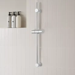 Barre de douche réglable chrome GoodHome Cavally