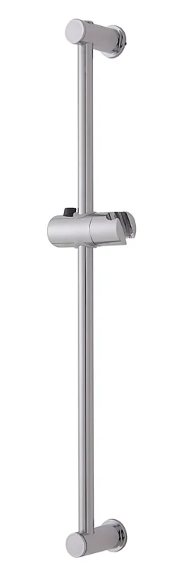 Barre de douche standard réglable fixation murale coloris chrome L.64,5 cm
