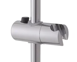 Barre de douche standard réglable fixation murale coloris chrome L.64,5 cm
