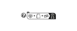 Barre de douche standard réglable fixation murale coloris chrome L.64,5 cm