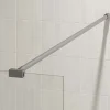 Barre de Fixation Chromée Recoupable pour Paroi de Douche - Longueur 100 cm