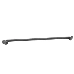 Barre de fixation/stabilisation pour paroi de douche L.70 cm, alu noir, GoodHome Ledava
