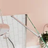 Barre de fixation/stabilisation pour paroi de douche L.70 cm, alu chrome, GoodHome Ledava