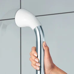 Barre de redressement ou d'appui PROF Acier Inox 80cm Chrome Spirella