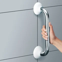Barre de redressement ou d'appui ECO Acier Inox 60cm Chrome Spirella