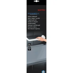 Barre de redressement ou d'appui coudée PROF Acier Inox 73,5cm Blanc Spirella