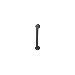 Barre de redressement ou d'appui Acier 30cm Noir mat MSV