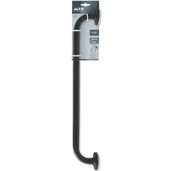 Barre de redressement ou d'appui Acier 60cm Noir mat MSV