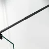 Barre de stabilisation noire - barre de fixation ronde en noir - pour paroi de douche