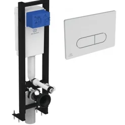 Bati-support Ideal Standard autoportant gain de place éco certifié NF + plaque carrée