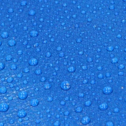 Bâche de couverture étanche protection en PE avec oeillets 6x10 m 180 g/m² bleu