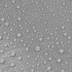 Bâche de couverture étanche protection en PE avec oeillets 3x5 m 180 g/m² gris