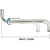 Bec télescopique pour cuisine professionnelle - Neoperl - 280 à 480 mm