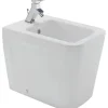 Bidet céramique traditionnelle SANINDUSA a poser au sol Advance blanc (robinet et vidage non inclus)