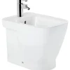 Bidet céramique traditionnelle SANINDUSA Look a poser au sol blanc (robinet et vidage non inclus)