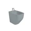 Bidet En Céramique Gris Mat À Fleur De Mur Modèle Mozart De Kiamami Valentina