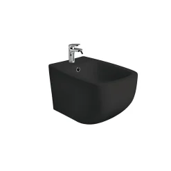 Bidet Et Toilettes Suspendus En Céramique Noir Mat Mozart