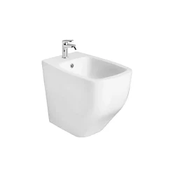 Bidet Moderne Encastré En Céramique Blanche Brillante
