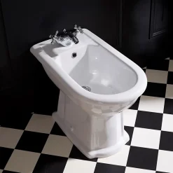 Bidet rétro à poser blanc Ramses